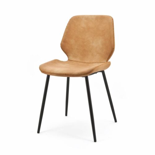 Stoel Seashell - cognac