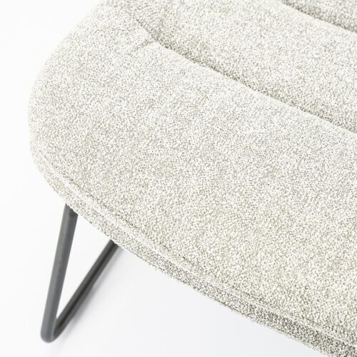 Fauteuil Bermo Licht grijs - Afbeelding 5