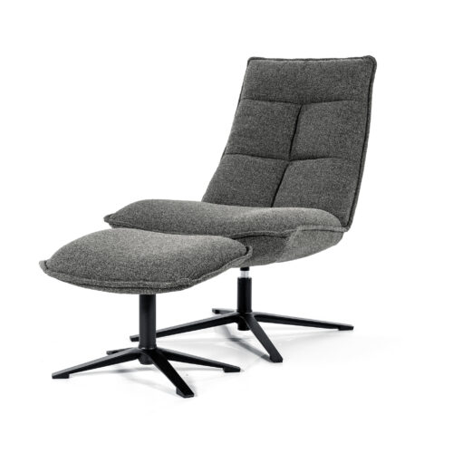 Fauteuil Marcus met voetenbank - Groen - Afbeelding 9