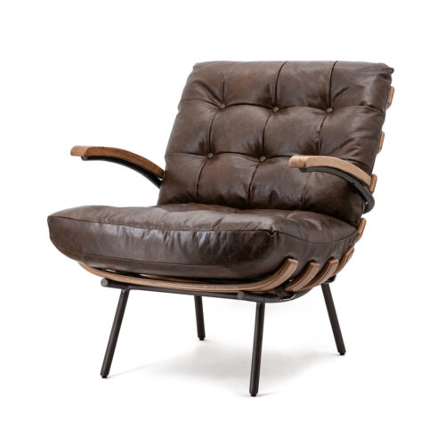 Fauteuil Bastiaan - Zwart java leder - Afbeelding 14