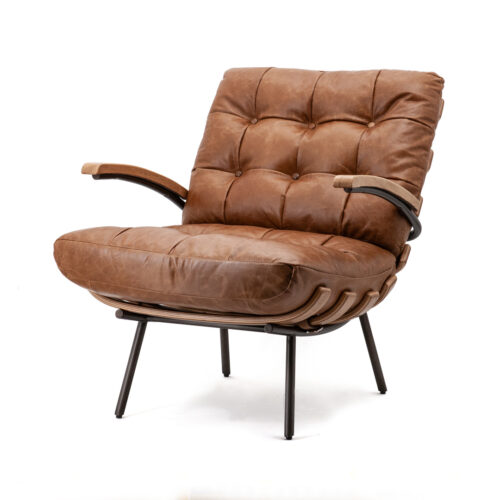 Fauteuil Bastiaan - Zwart java leder - Afbeelding 16