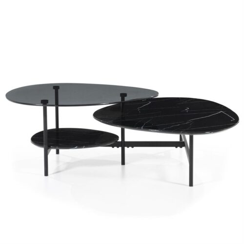 Salontafel Dylan Marmer - Zwart (showroom model) - Afbeelding 2