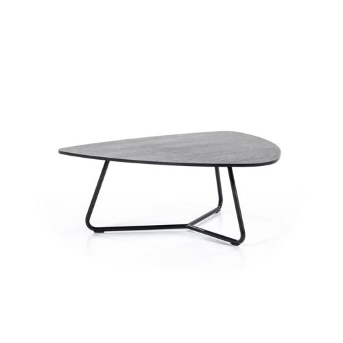 Organische Salontafel Moos Eikenhout 125 x 95 cm - Zwart - Afbeelding 6