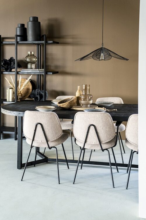 Stoel Lynn - Beige - Afbeelding 4