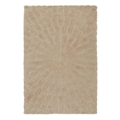 Vloerkleed Sunburst beige 200 x 300 cm