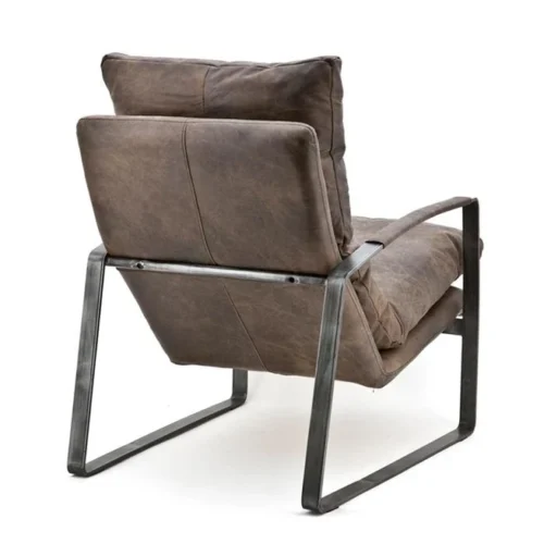 Fauteuil Lex - Antraciet vintage leer - Afbeelding 13