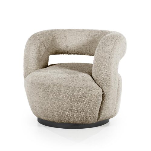 Fauteuil Sharon Bouclé - Zand - Afbeelding 9