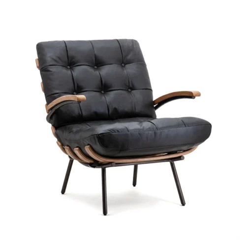 Fauteuil Bastiaan - Cognac java leder - Afbeelding 48