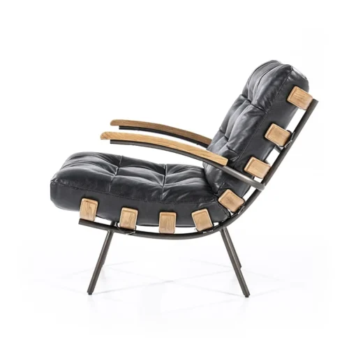 Fauteuil Bastiaan - Cognac java leder - Afbeelding 23