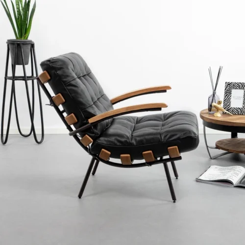 Fauteuil Bastiaan - Cognac java leder - Afbeelding 50