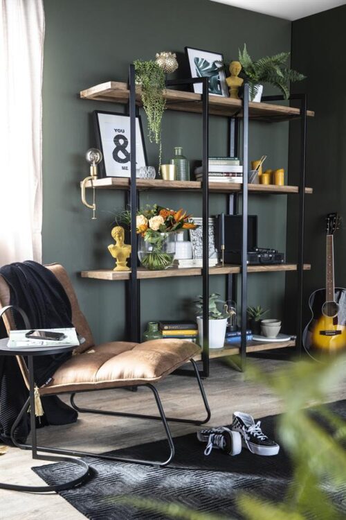Boekenkast Eddy Mangohout met 4 planken - Naturel - Afbeelding 5