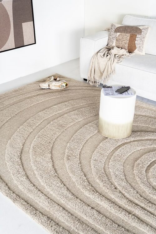 Vloerkleed Maze beige 200 x 300 cm - Afbeelding 2