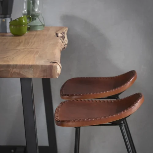 Bartafel Live Edge Boomstam 125 x 46 cm - Naturel - Afbeelding 21
