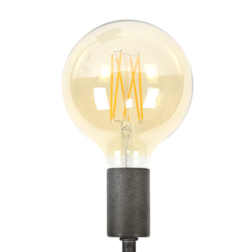 Kooldraadlamp Bol XL Ø12.5cm Smoke Grey dimbaar - Afbeelding 5
