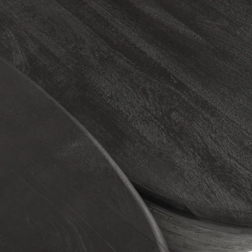 Salontafel Mila Mangohout Zwart - 100x78cm - Afbeelding 5