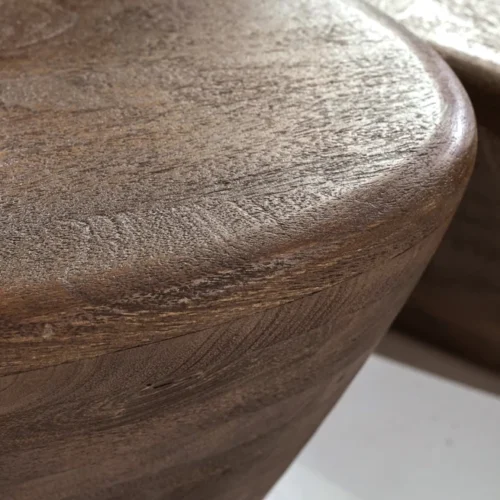 Salontafel Mila Mangohout Zwart - 100x78cm - Afbeelding 10