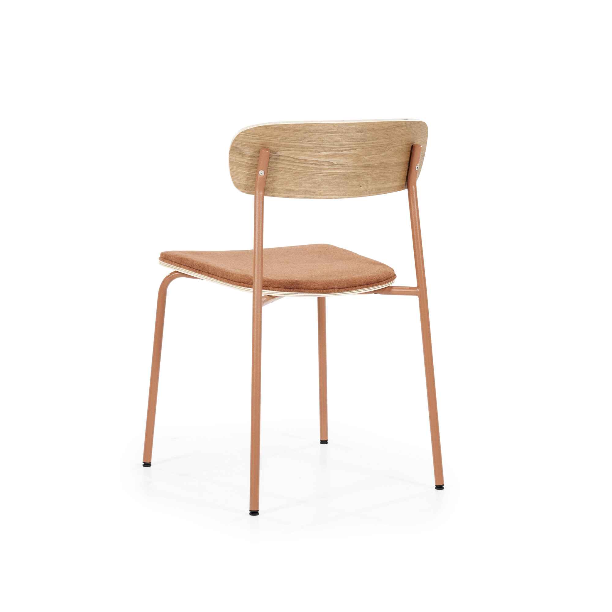 Eetkamerstoel Skola - Terracotta - Afbeelding 9