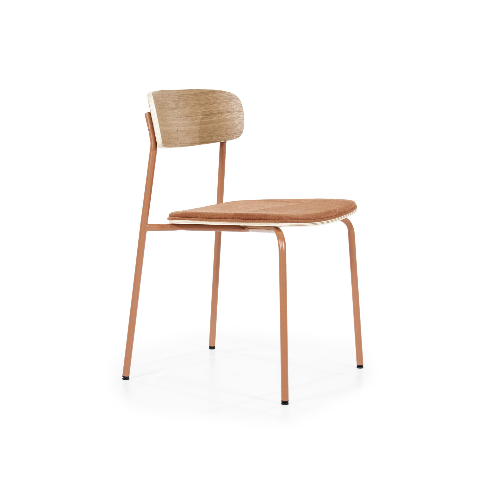 Eetkamerstoel Skola - Terracotta - Afbeelding 4