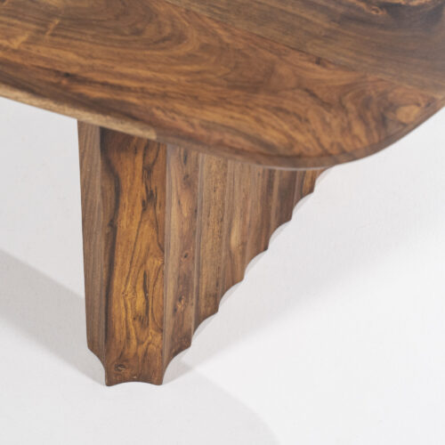 Salontafel Alexander Deens Ovaal Sheesham hout - 130 x 70cm - Afbeelding 4