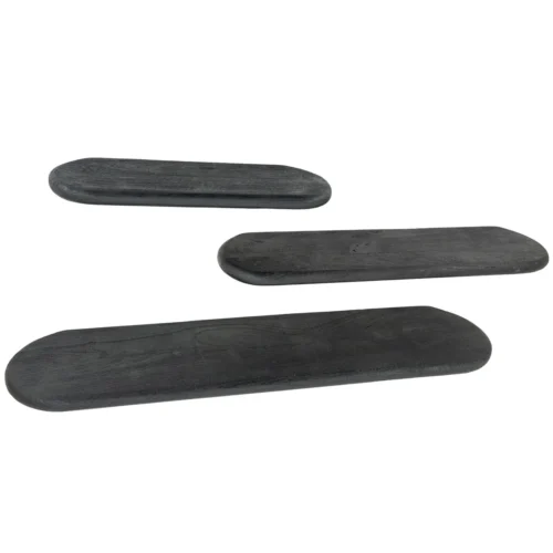 Wandplank Tre 100 cm - Zwart - Afbeelding 3