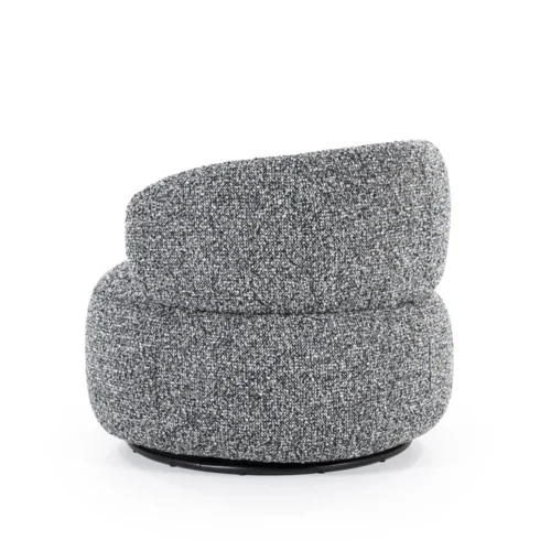 Draaibare Fauteuil Maeve - Zwart - Afbeelding 4