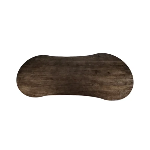 Organische Eettafel Jordy Mangohout 250 x 110cm - Bruin - Afbeelding 6