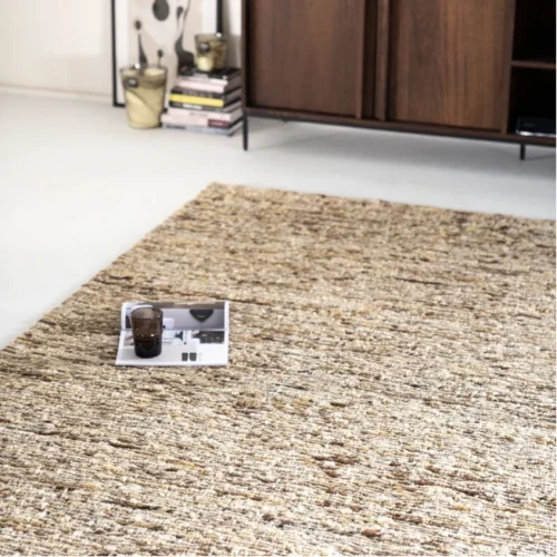 Vloerkleed Takara Wol 160 x 230 cm - Mostergeel - Afbeelding 5