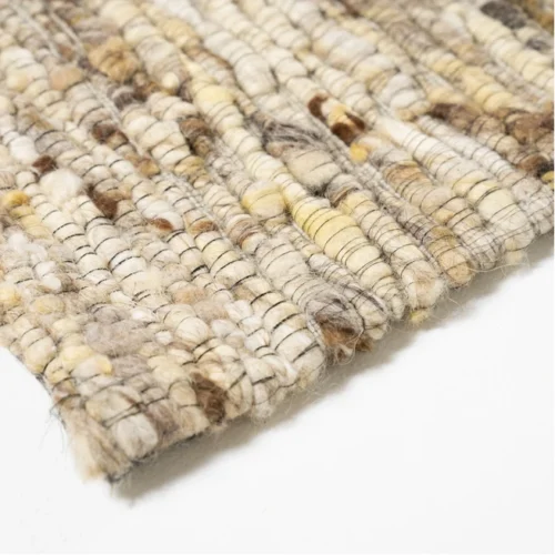 Vloerkleed Takara Wol 160 x 230 cm - Mostergeel - Afbeelding 3