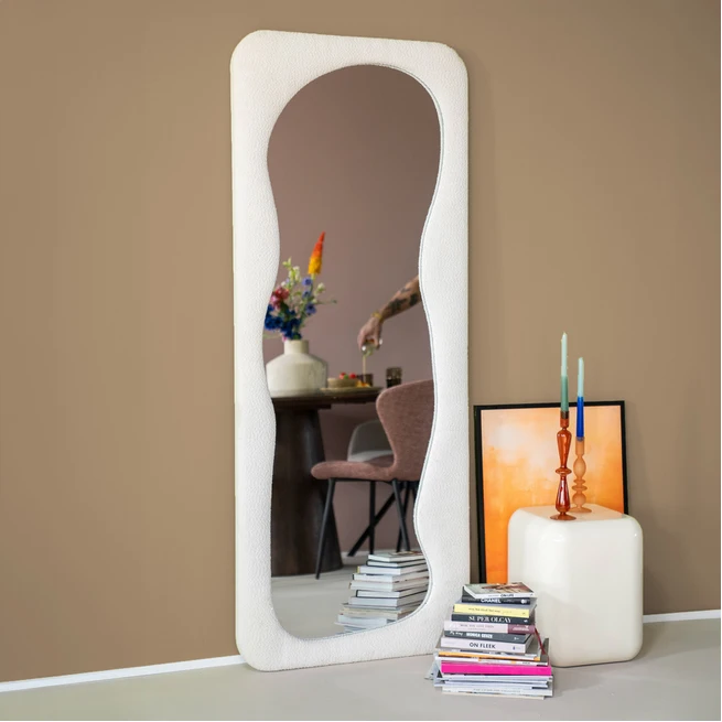 Organische Vloerspiegel Evol Bouclé 180 x 72 cm