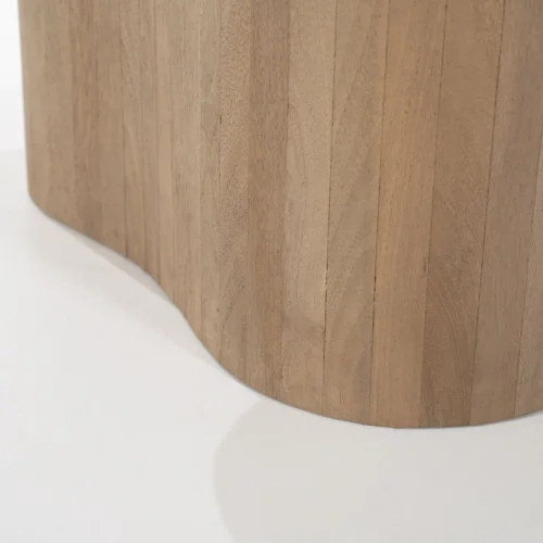Organische Salontafel Fall Mangohout Set van 2 - Naturel - Afbeelding 5