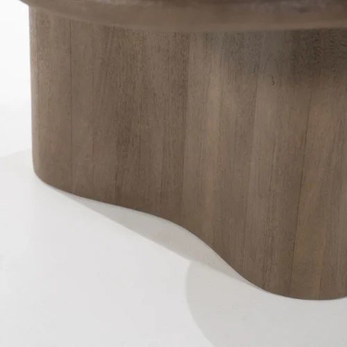 Organische Salontafel Fall Mangohout Set van 2 - Bruin - Afbeelding 4