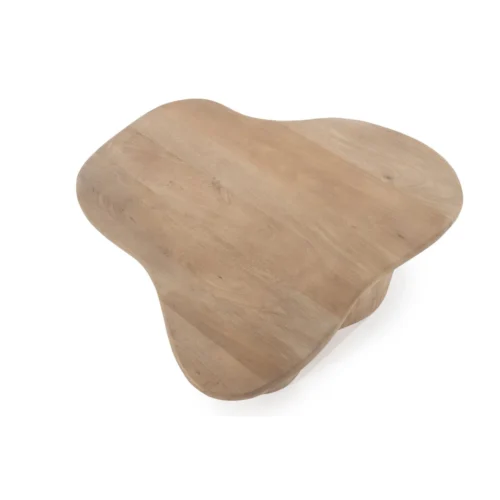 Organische Salontafel Fall Mangohout Set van 2 - Naturel - Afbeelding 3