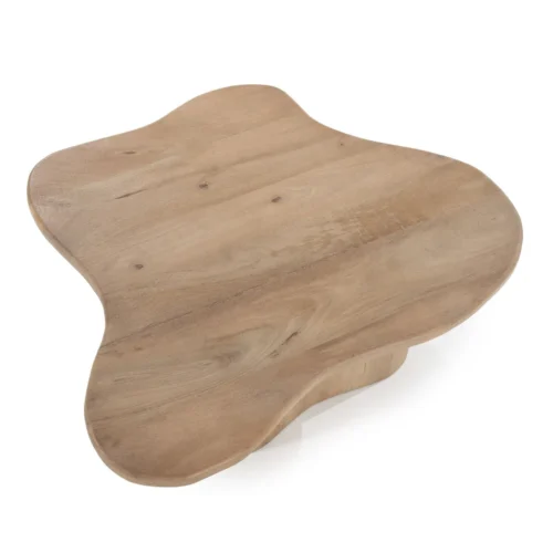 Organische Salontafel Fall Mangohout Set van 2 - Naturel - Afbeelding 2