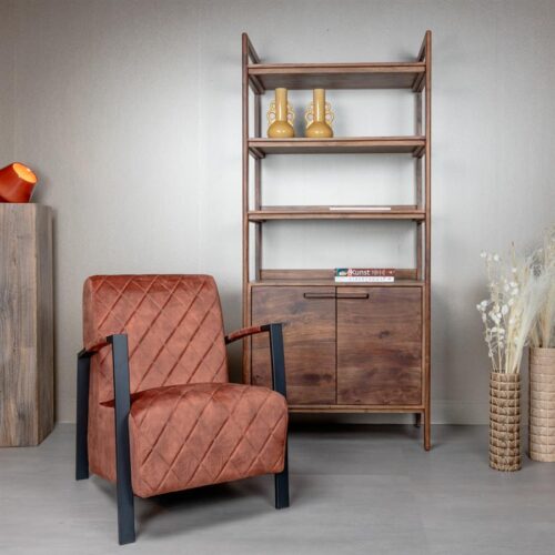 Fauteuil Villa Velvet - Koper - Afbeelding 3