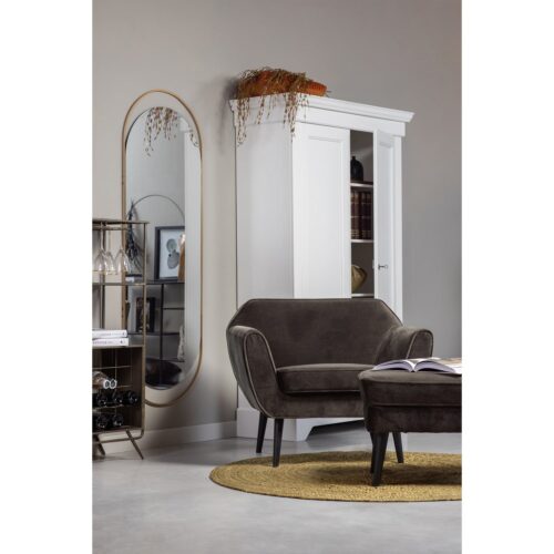 Fauteuil Rocco Velvet - Warm groen - Afbeelding 2