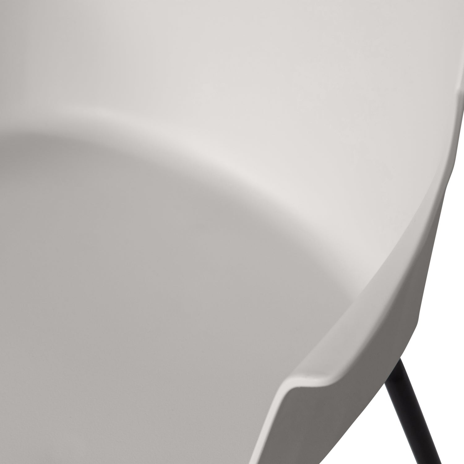 Tuinstoel Foppe Kunststof - Grijs - Afbeelding 7