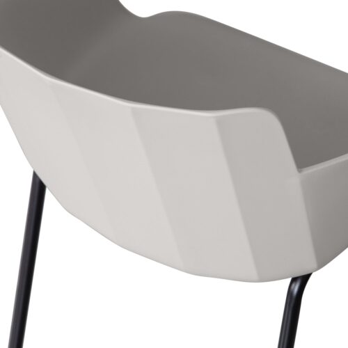 Tuinstoel Foppe Kunststof - Grijs - Afbeelding 8