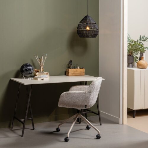 Bureaustoel Morros Chenille - Taupe - Afbeelding 3