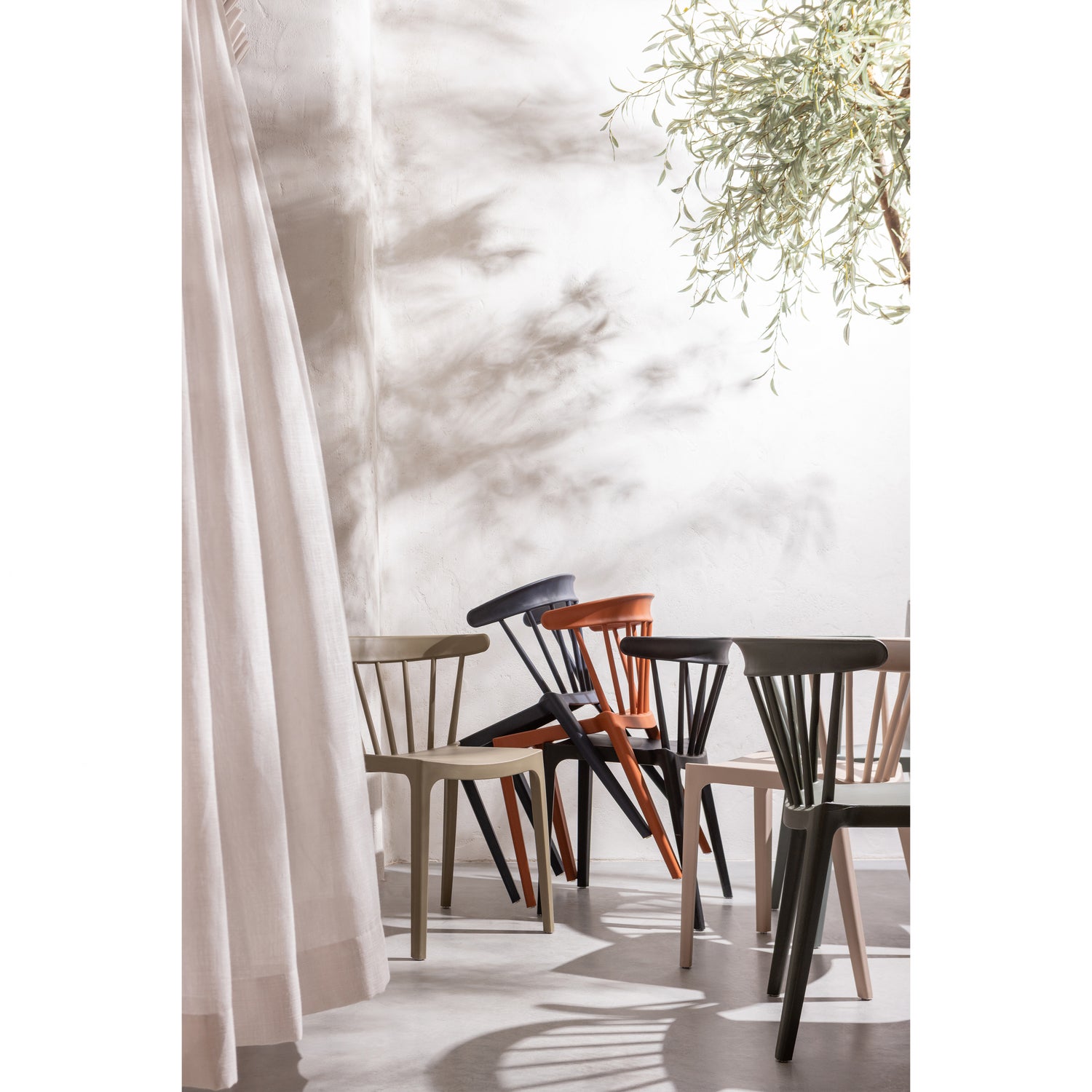 Tuin / Eetkamerstoel Bliss - Lichtgroen - Afbeelding 3