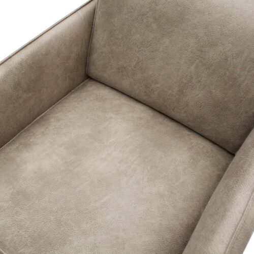 Fauteuil Statement met armleuning Lederlook  - Elephant Skin - Afbeelding 8