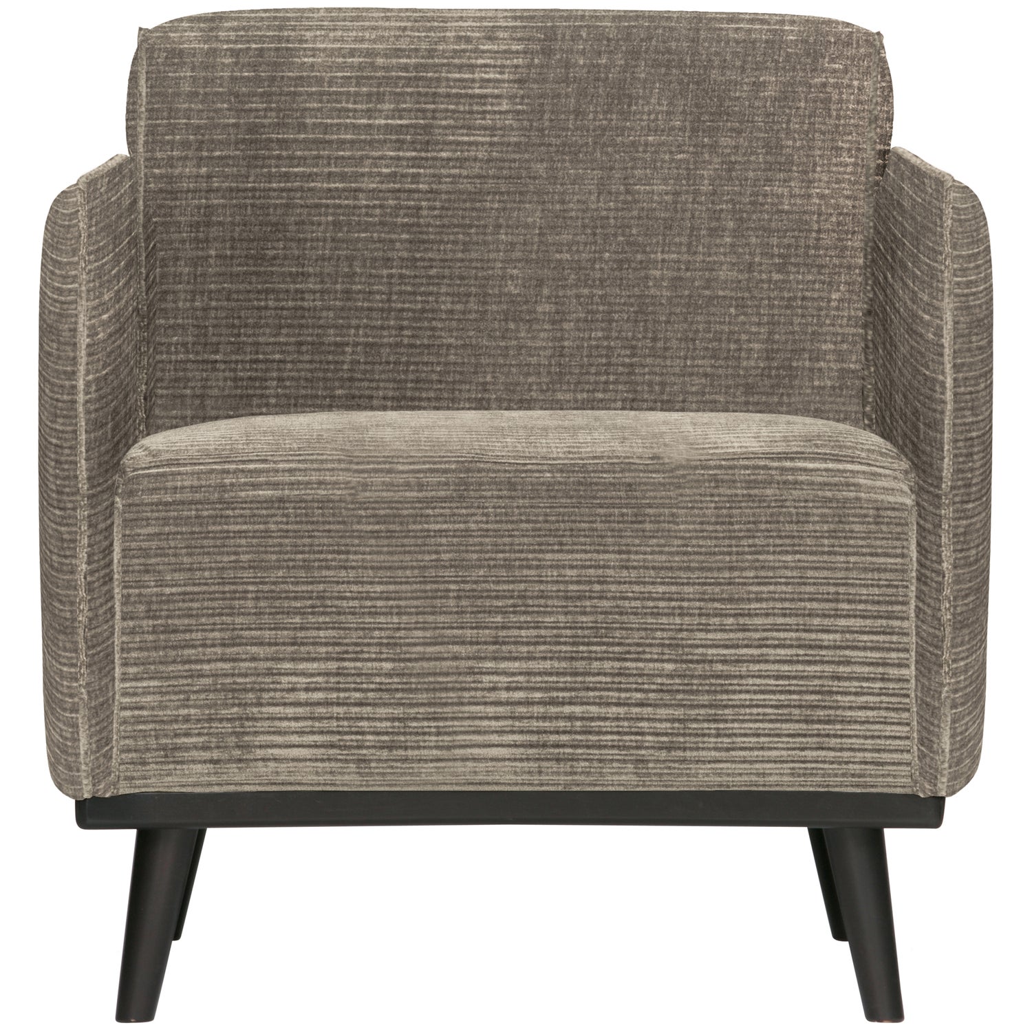 Fauteuil Statement met armleuning Ribstof - Clay