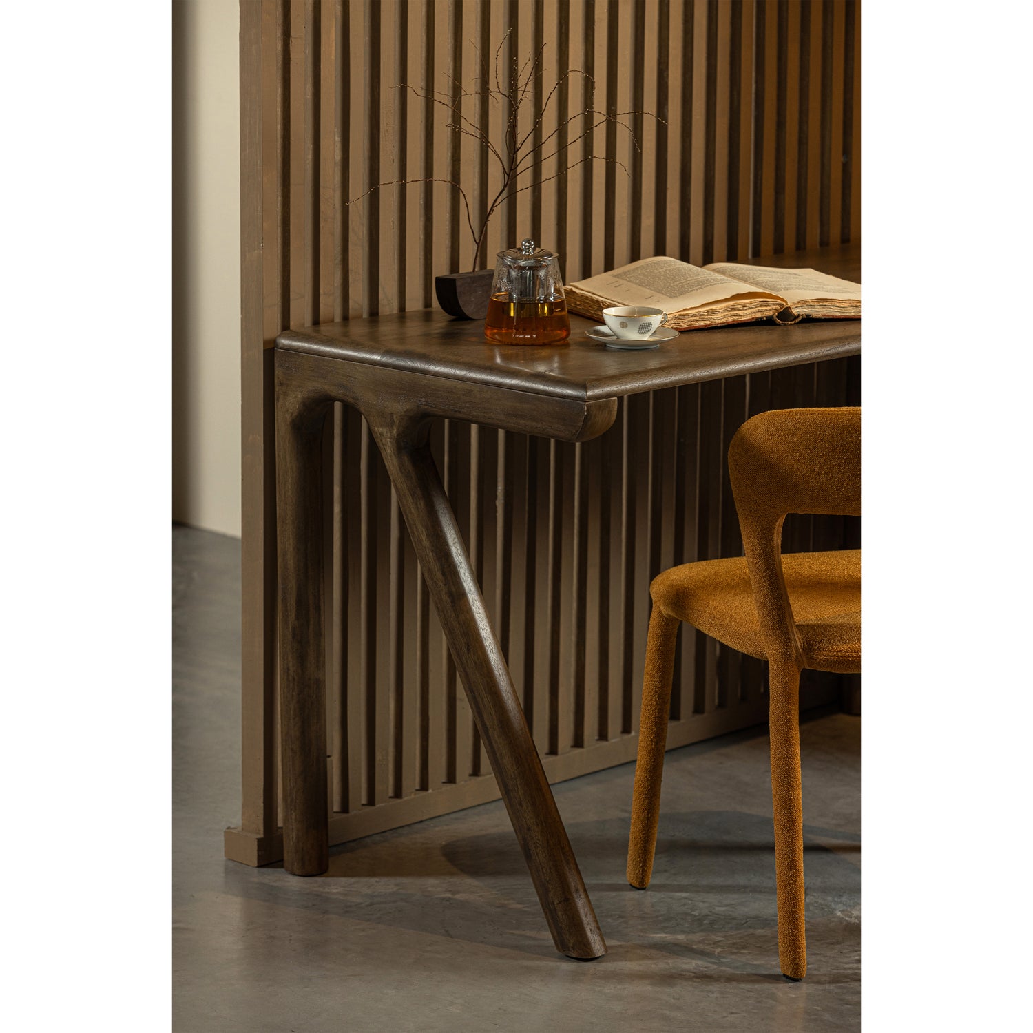 Bureau Tug Mangohout, 130 x 60cm - Afbeelding 3